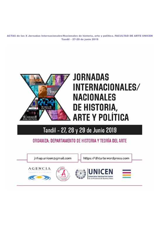 X Jornadas Internacionales/Nacionales de Historia, Arte y Política