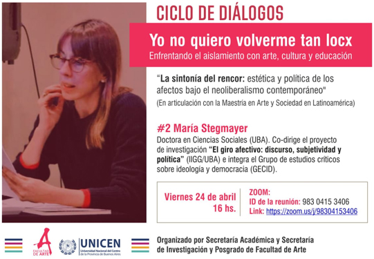Yo no quiero volverme tan locx. Enfrentando el aislamiento con arte, cultura y educación Yo no quiero volverme tan locx. Enfrentando el aislamiento con arte, cultura y educación