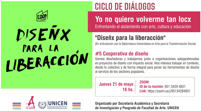 Yo no quiero volverme tan locx. Enfrentando el aislamiento con arte, cultura y educación Yo no quiero volverme tan locx. Enfrentando el aislamiento con arte, cultura y educación