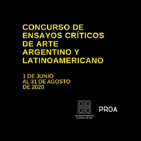 Primer Concurso de Ensayos Críticos y Curatoriales de Arte Argentino y Latinoamericano