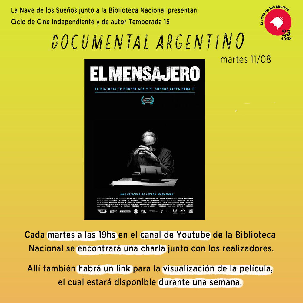 Ciclo de Cine: Documentales argentinos | La Nave de los Sueños y Biblioteca Nacional Mariano Moreno