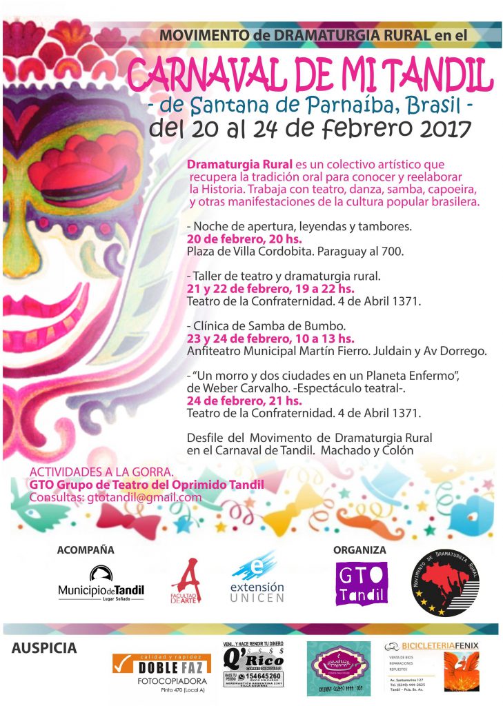 A4 Afiche Dramaturgia Rural