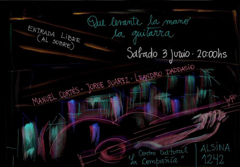 que levante la mano la guitarra