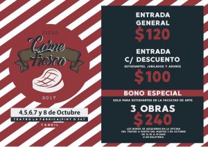 valor entradas carne fresca