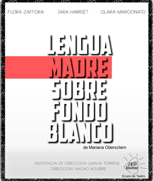 Lengua madre sobre fondo blanco (2015)