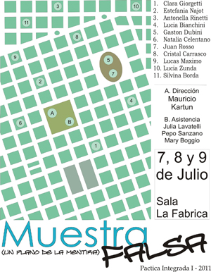 Muestra falsa (un plano de la mentira) (2011)