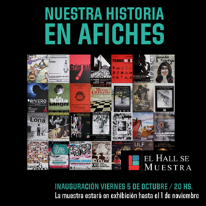 El CDAB repasa 30 años de historia de la Facultad de Arte mediante la muestra “Nuestra historia en afiches”