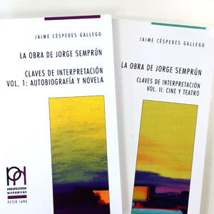 El Dr. Jaime Céspedes donó al CDAB dos libros de su autoría: “La obra de Jorge Semprún. Claves de interpretación”, Vol. I y II