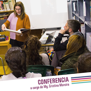 Cristina Moreira brindó una conferencia abierta en el CDAB y nos donó publicaciones de su autoría