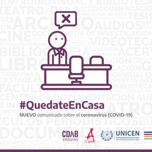 #QuedateEnCasa. Nuevo comunicado en relación a la pandemia COVID-19