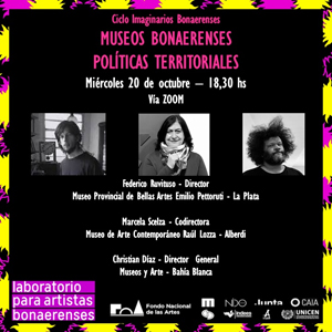 “Museos bonaerenses: políticas territoriales”, conversatorio en el marco del Programa “Laboratorio de imaginarios bonaerenses”