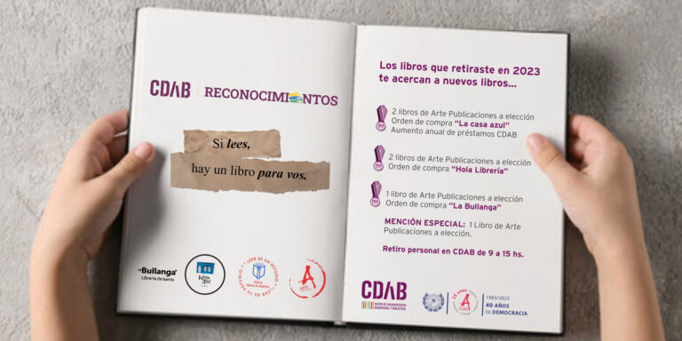 Los libros que retiraste durante 2023 te acercan a nuevos libros con los 'Reconocimientos CDAB'