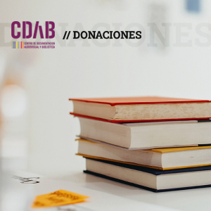 Nuevas donaciones. Nuevos libros llegan al CDAB