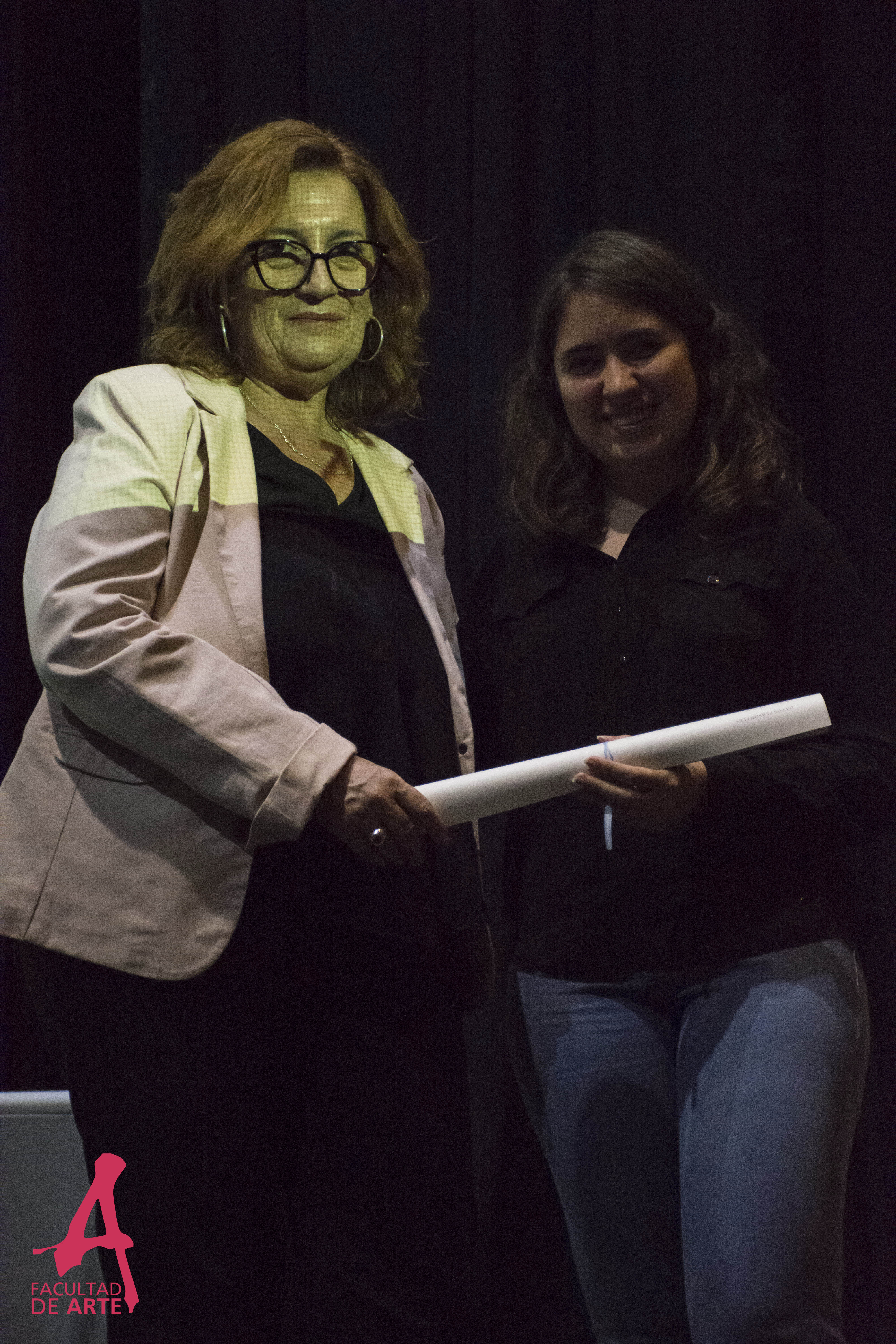 Zoe Vejling recibe su titulo de Realizadora Integral en Artes Audiovisuales