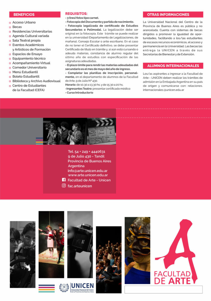 Convocatoria de Becas CONICET 2026 – Facultad de Arte