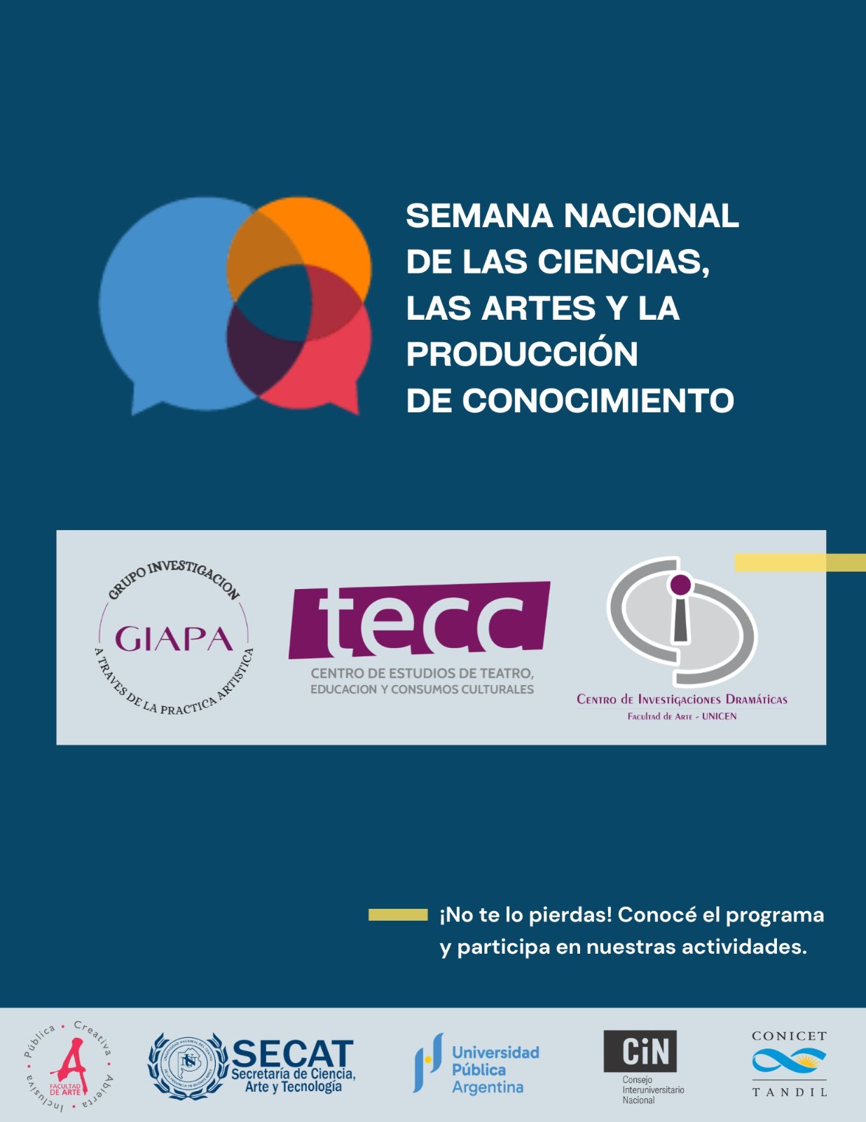 3 nucleos en la semana de la ciencia