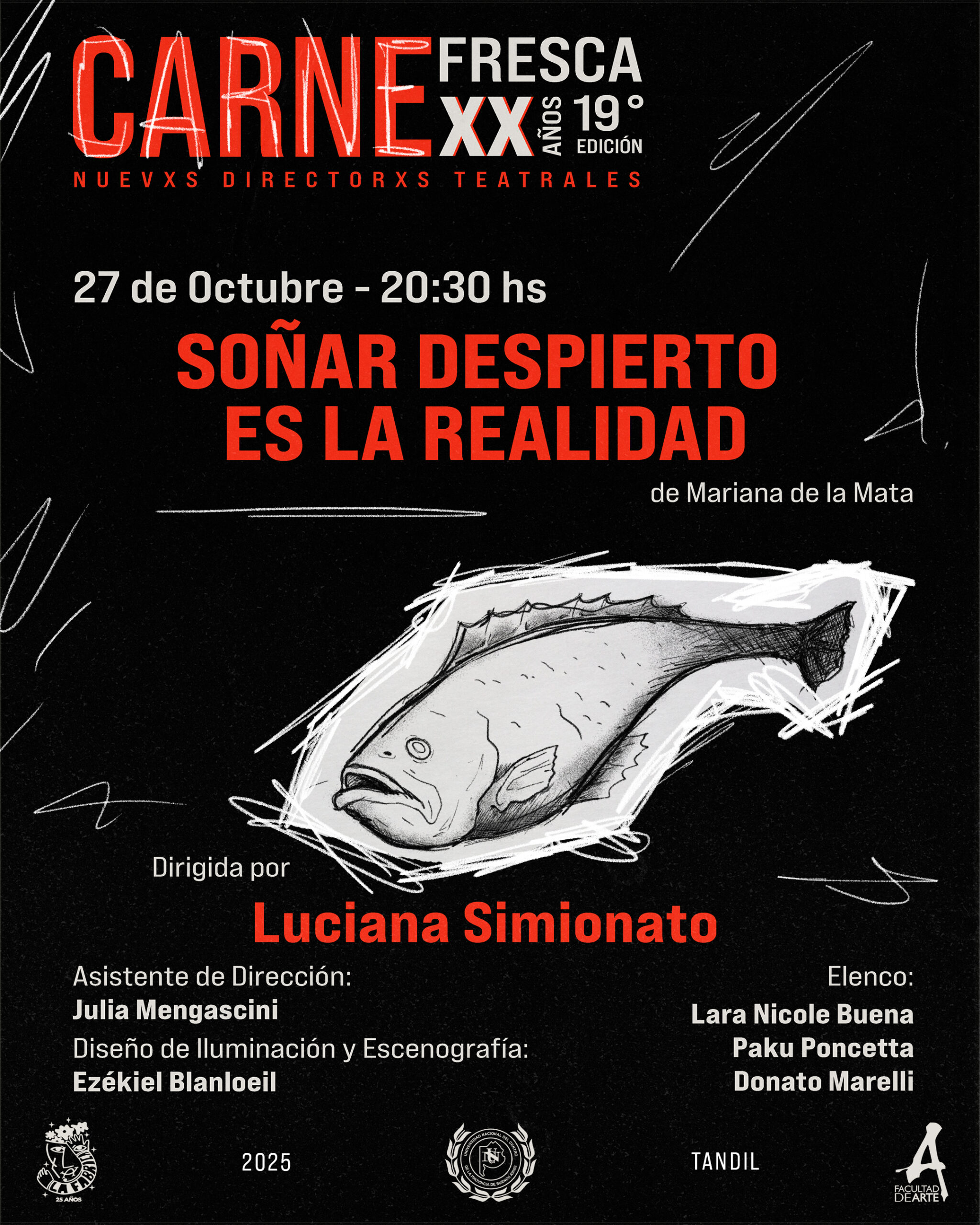 Flyer Carne Fresca 4 Soñar Despierto