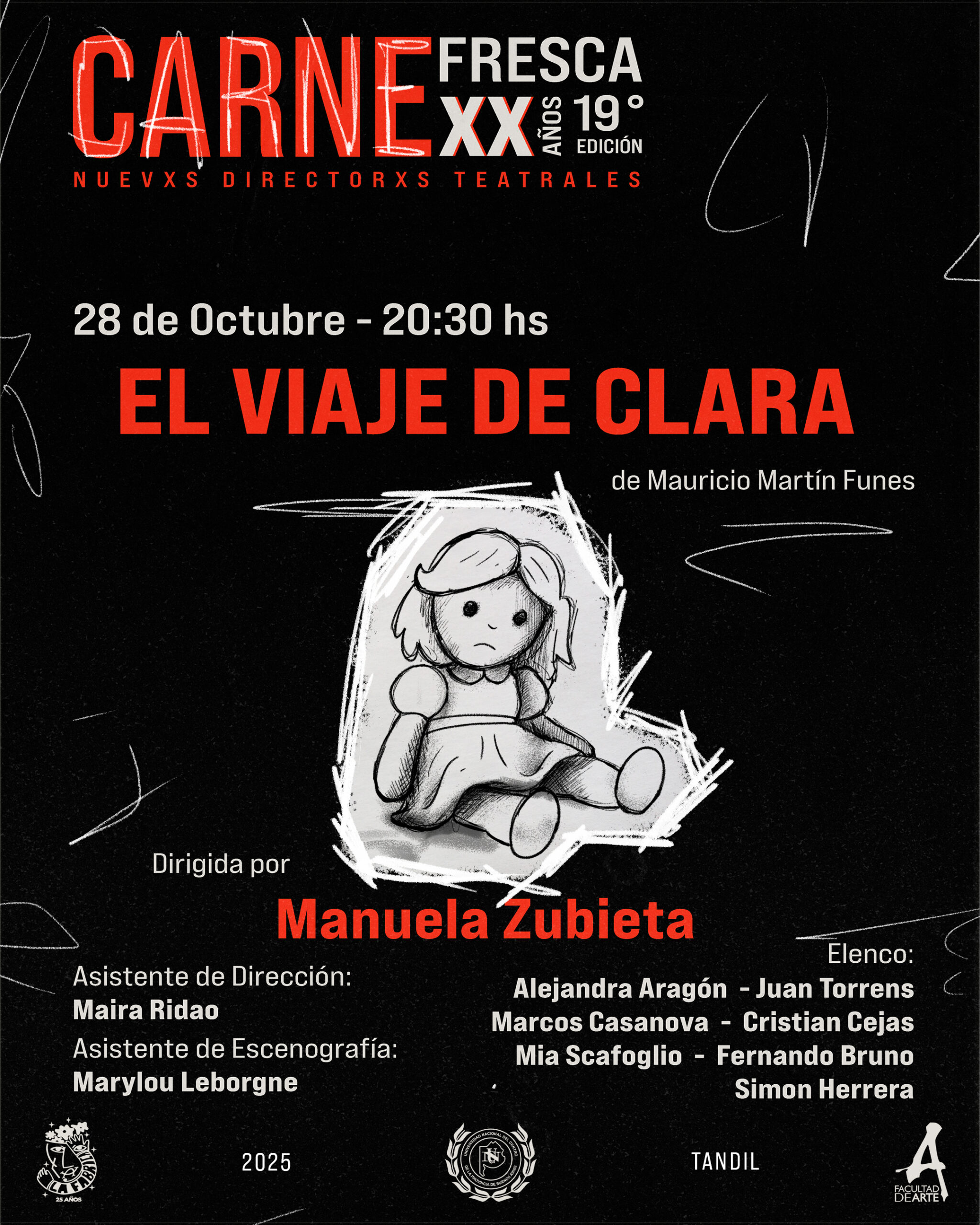 Flyer Carne Fresca 5 El viaje de Clara