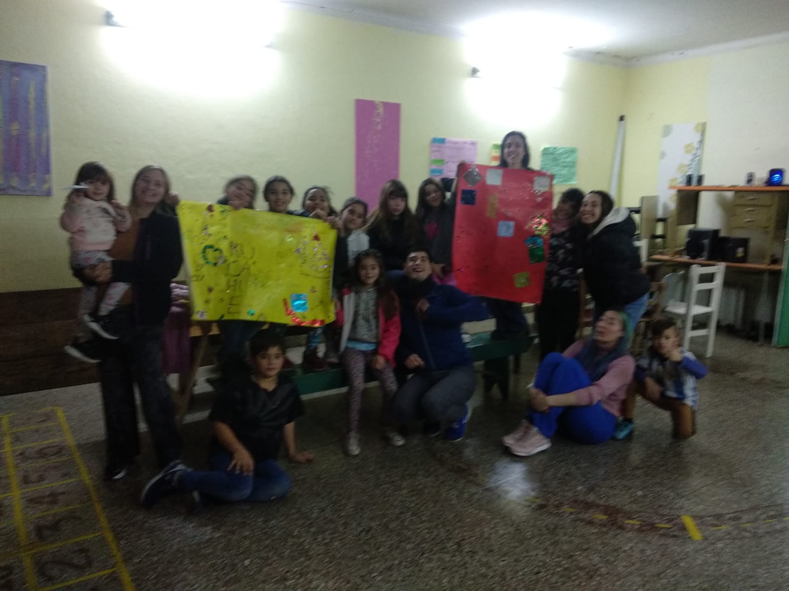 Momento lúdico cierre del proyecto de extensión barriadas- Tanli´l y Rucahue 2023